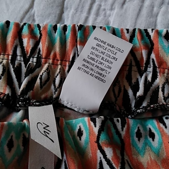 Wide Leg Fluid Pants Relaxed Fit NY Collection Pull-up SP - Picture 9 of 9